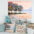 thumbnail image 2 of Designart ' The Rural Lake In Sunset Evening II ' Traditional Canvas Wall Art Print, 2 of 4