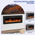 thumbnail image 3 of ModFusion 36 x 13.8 in Floor Standing Electric 5000 BTU Indoor Fireplace, 3 of 8