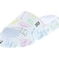 thumbnail image 2 of Champion Meloso Squish Sl Doodle Slide Ps Boys Shoes Size 1, Color: White/Multi Colored, 2 of 5
