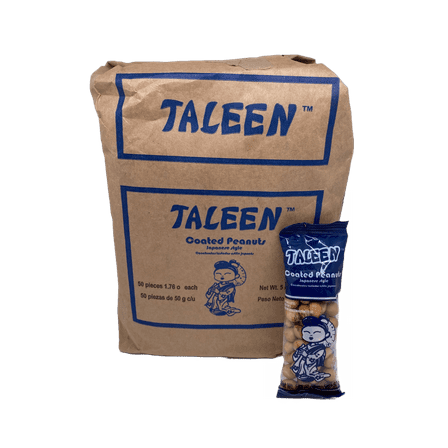 Taleen Japanese Style Roasted Peanuts 4.96lb 50ct 1.58oz bags