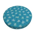 thumbnail image 6 of Uemuo Sea Turtle Pattern Round Bar Stool Seat Covers Washable Stool Cushion Slipcover Elastic Bar Chair Covers-13 inch, 6 of 7