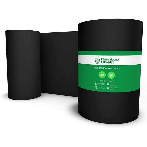 20 feet Long x 30 inch x 80 mil - Bamboo Root Barrier/Water Barrier