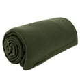 thumbnail image 4 of Single Solid Color Hypoallergenic 60”L x 50”W Fleece Throw Blanket for Fall, Winter, Spring, Summer, Men, Women, Children & Pets in Dark Green, 4 of 7