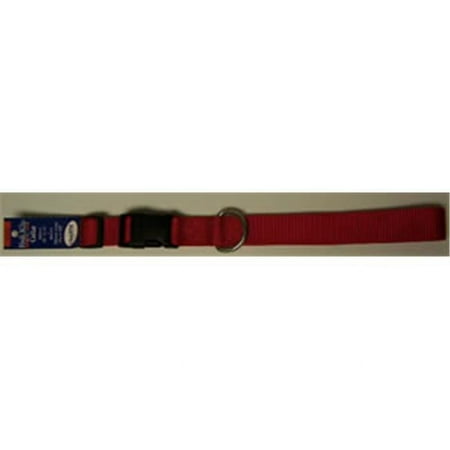 UPC: 0024764100899 | Omni Pet 445-10089 Omni Pet No.100QKN RD 1in Adjustable Nylon Collar 18-26in Red