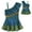 Merida, variant on Girls Princess One Piece Bathing Suit, Adjustable One-Shoulder Sling Swimsuits