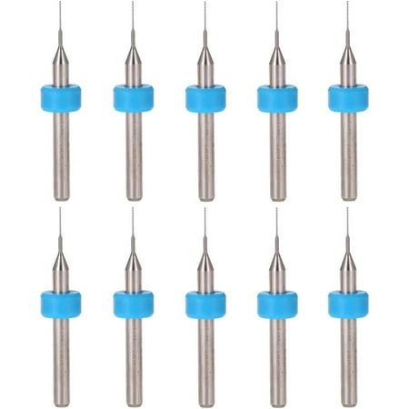 

Treedix 10pcs PCB Drill Bits Set Tungsten steel Compatible with Print Circuit Board Stone Dremel Jewelry CNC Engraving