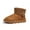 Brown, variant on BERANMEY Winter Boots for Women Comfortable Slip On Faux Fur Suede Warm Snow Ankle Boots Outdoor Shoes