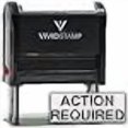 thumbnail image 3 of Action Required Office Self Inking Rubber Stamp (Black Ink) - Large, 3 of 4