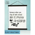 thumbnail image 2 of Black Wood Canvas Sign Wall Hanging Life Is Pretty Amazing Wall Art Sign 23x30-Inch, 2 of 4