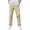 Beige, variant on Boys School Uniform Pants Stretch Pull On Bottom Kids Elastic Waist Straight Leg Trousers Girl Hign Waisted Preppy Clothes
