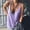 Purple, variant on USSUMA Camisole Tops for Women Workout Tops for Women Fashion Women Sexy Summer Solid Round-Neck Sleeveless Casual Camis Tank Top Up to 45% Off Womens Tops Solidcolor