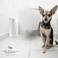 thumbnail image 5 of Autumn Alley White Metal Farmhouse Toilet Paper Extra Roll Storage – Freestanding, Holds 3 Megarolls, 5 of 10