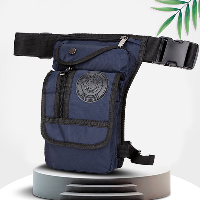 Bolso Lateral De Pierna Caída Bolsa lateral de pierna caída Bolsa de hombro de gran capacidad Accesorios de ciclismo (Azul)