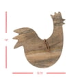 thumbnail image 6 of Foreside Home & Garden Wood Hen Shaped Kitchen Serving Cutting Board, 6 of 6