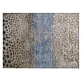 thumbnail image 2 of Addison Rugs Chantille Indoor/Outdoor Transitional Dots Khaki Washable Rectangle Rug, 1'8" x 2'6", 2 of 6