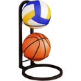 thumbnail image 1 of HELIAHOO Vertical Ball Storage Rack, Metal Basketball Holder, Multi-Layer Ball Display Rack Stand, Sports Equipment Organizer for Basketball Football Volleyball CJ915-99951, 1 of 7