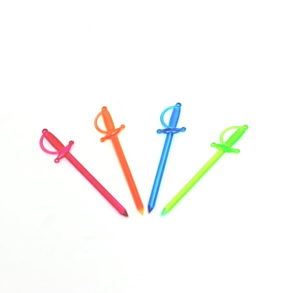 Excellante 3" sword picks, assorted color, comes in 500/ pack