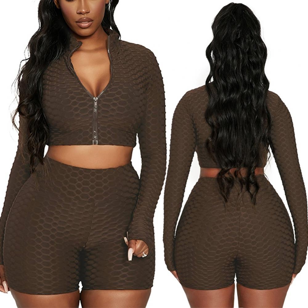 2PCS/Set Women Sports Suit Shirt Top 