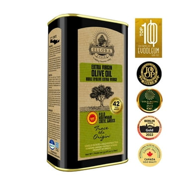 Ellora Farms Greek Extra Virgin Olive Oil, Single Estate Certified PDO, Kosher, 33.8 oz