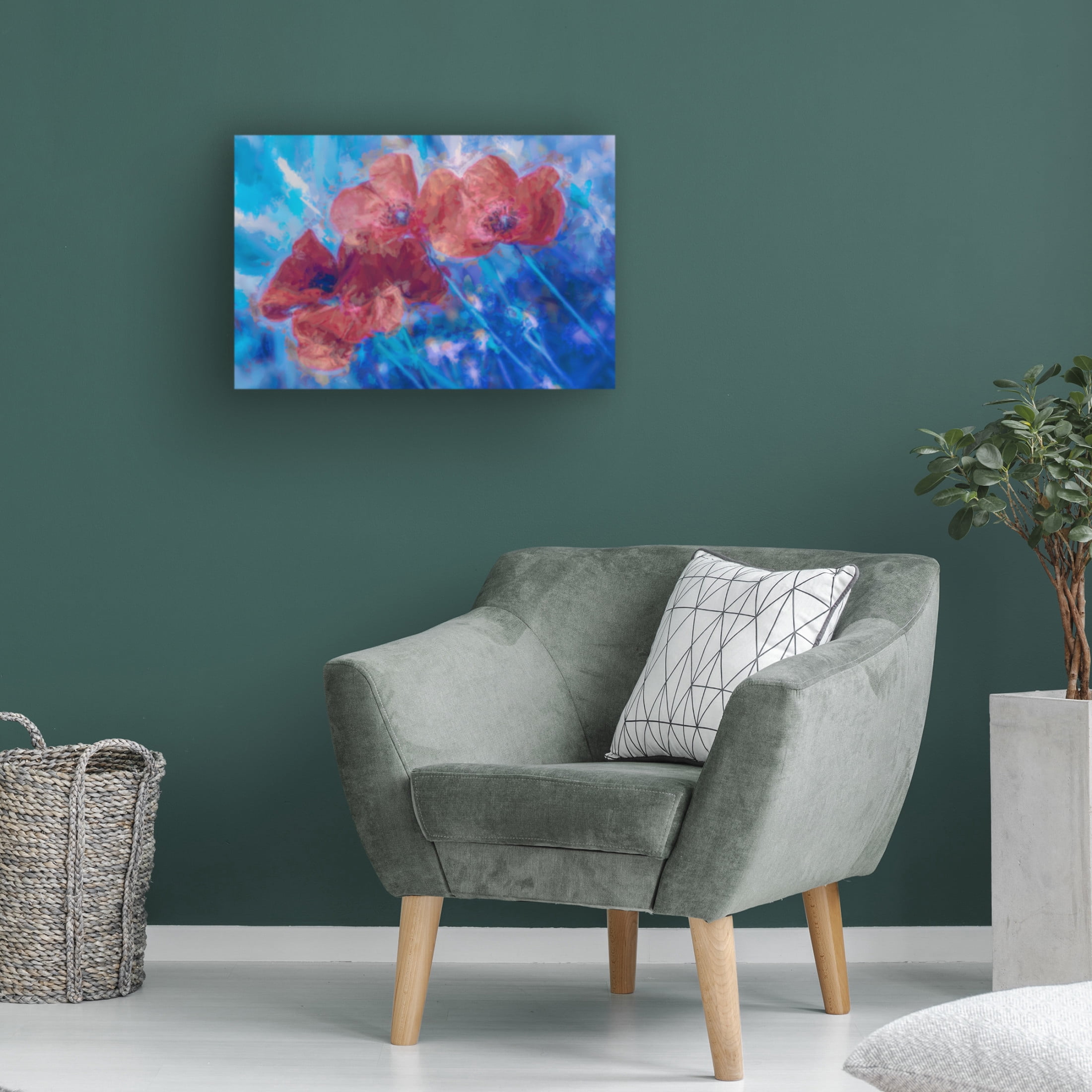 Trademark Fine Art Cicek Kiral Impressions of Spring Canvas Wall Art