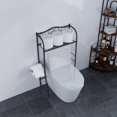 thumbnail image 5 of JRHRXXY Over The Toilet Storage Rack,Freestanding Bathroom Organizer Shelf,Metal Above Toilet Storage Rack,Save Space, 5 of 8