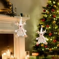 thumbnail image 5 of Christmas Tree Ornaments, Snowman & Reindeer Figurines with Scarves Hats, Hanging Xmas Decor for Christmas Tree Decorations Festive Home Party Decor, 5 of 6