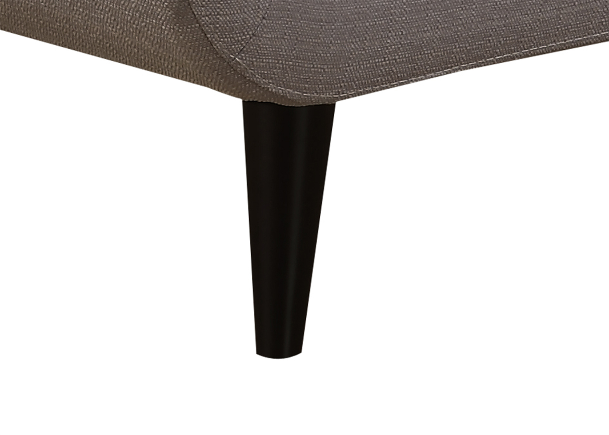 AC Pacific Upholstered Crystal Mid-Century Arm Chair, Gray