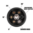 thumbnail image 4 of Black Chichen Lithium Battery Car Washing Machine Multifunctional Non-Disassembly And Assembly Universal Watering Vegetables And Flowers Car Washing Six-In-One High Pressure Universal Nozzle, 4 of 8