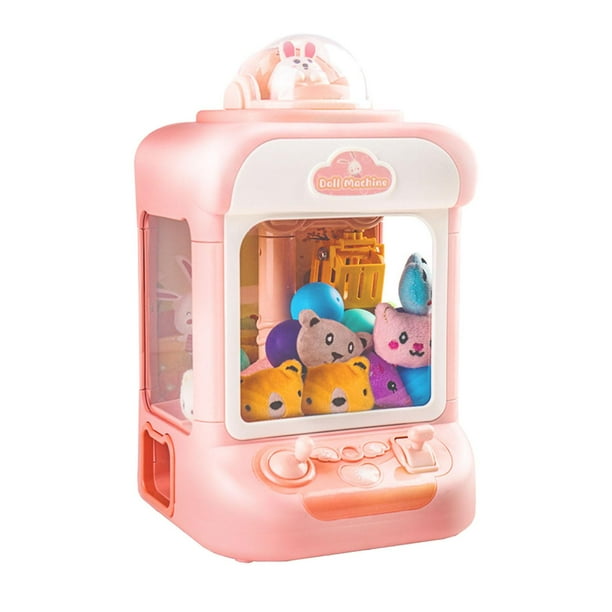 Máquina de garra eléctrica DIY con cápsulas con muñecas con sonido Grab Doll Clip Vending Zulema Máquina de garras