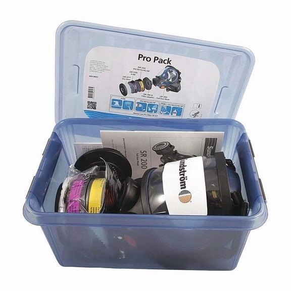 Sundstrom Safety Full Face Respirator Kit,M Pro Pack SR 200
