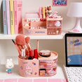 thumbnail image 4 of Cute Creative Pen Holder Children Girls Student Office Desktop Fashion Large Capacity Stationery Storage Box, 4 of 5