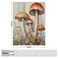 thumbnail image 4 of HENGT Mushroom Blanket Mushrooms Throw Blankets Plush Cozy Flannel Ultra Soft Fuzzy Gifts for Girls Women Kids Adult, 4 of 6