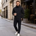 thumbnail image 2 of Youthup Men's Half-Zip Hooded Quick-Dry Wind-Resistant Nylon Blend Jacket for Outdoor Training & Urban Sports (24-35 Years, Spring/Fall), 2 of 10