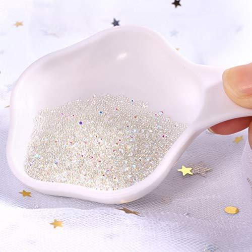  1 botella Micro Pixie Beads, cristales para uñas coloridas  multicolor Micro s+Strass perlas de cristal tipo caviar. Arte para  decoración de uñas 3D., Cristal AB : Belleza y Cuidado Personal