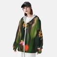 thumbnail image 3 of Zufioo butterflies and floral Sun Shirt for men and women,Sun Hoodie shirt,Unisex UV Shirt,Hiking Outdoor Performance Jackets,Fishing Shirt-3X-Large, 3 of 7