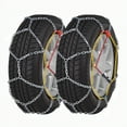 thumbnail image 2 of Trendix Tire Traction Chain Set of 2, Snow Chains for Car Pickup Trucks SUV, Semi-automatic Tighten Tire Chains, Easy Installation (KN130), 2 of 10