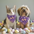 thumbnail image 2 of Dog Bandana 2 Pack,Purple Orange White Butterfly Pattern Bandanas for Dogs,Cat Bandana,Small/ Large Dog Bandana 2 Size,Dog Bandanas, 2 of 6