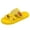 Yellow, variant on Womens Slides Sandals Minimal Water Friendly Flip Flops Summer Casual Lightweight Slippers for Beach Vacation Pool Daily Wear Brown Size 8
