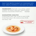 thumbnail image 6 of (8 pack) Fancy Feast Limited Ingredient Wet Cat Food Complement, Broths With Tuna, Shrimp & Whitefish, 1.4 oz. Pouch, 6 of 17