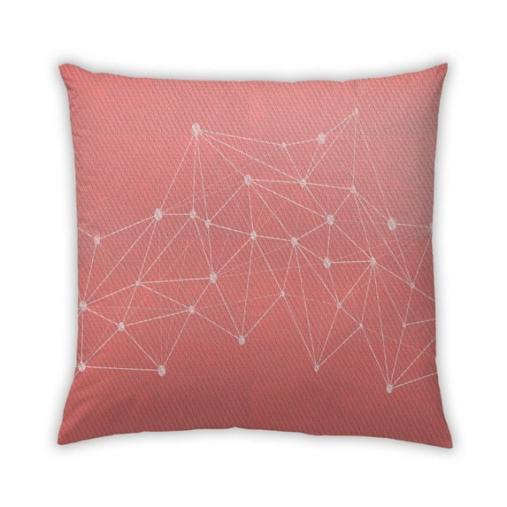 Ahgly Company Outdoor Square Contemporary Throw Pillow, 18 inch by 18 inch