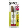 Sharpie Oil-Based Medium Paint Marker Set, Silver & Gold