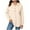 Beige, variant on Woman Hoodies Long Sleeve Waffle Knit Shirts Kangaroo Pocket Fashion Hoodies Fall Pullover Sweatshirts (Coffee,S)