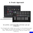 thumbnail image 2 of Arturia MiniLab MKII - driver MIDI invertido, color negro, 2 of 5