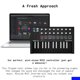 thumbnail image 2 of Arturia MiniLab MKII - driver MIDI invertido, color negro, 2 of 5