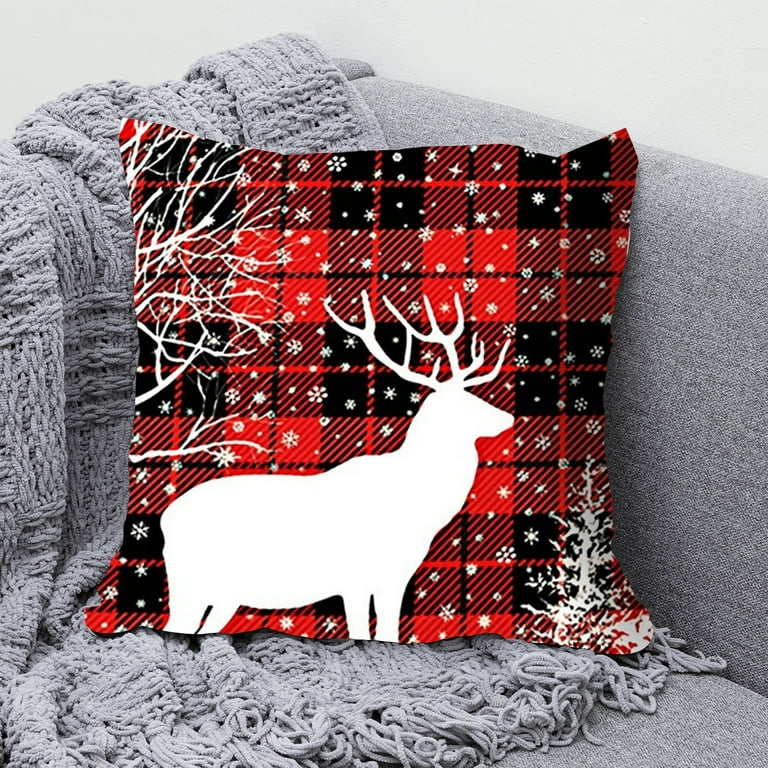 VEAREAR Christmas Pillow Covers Vintage Christmas Throw Pillows