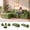 Green, variant on Cubente 108" Cloud Sectional Couch, Boneless Couch, L Shaped Couch with Ottoman, Chenille Modular Sofa for Living Room