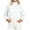 White coats fou women #0, variant on TtopsQueen Women Stand Collar Cropped Wind Jacket, Hidden Zip Front Drawstring Hem Long Sleeve Coat with Side Slit Pockets, Lightweight Casual Daily Layering Outerwear Black,L