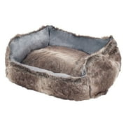 Petmaker Faux Fur Wolf Dog Bed