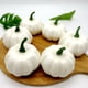 thumbnail image 2 of Calabazas artificiales blancas Inteprter para interiores o exteriores Aspecto realista durabilidad duradera 12 piezas, 2 of 6