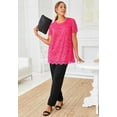 thumbnail image 6 of Jessica London Women's Plus Size Stretch Lace Tunic, 6 of 6